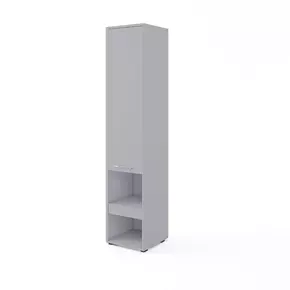 Buy CP-03 Vertical Wall Bed Concept 90cm with Storage Cabinet Grey Matt, Colour: Grey Matt, Size: 90 x 200cm, Item Width: 194, 5 from Furnituretta