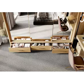 Buy Arti 23 - 3 Sliding Door Wardrobe Oak Shetland 250cm, Colour: Oak Shetland, Item Width: 250, 4 from Furnituretta