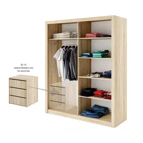 Buy Idea ID-13 Universal Storage Cabinet for Wardrobe Grey Matt, Colour: Grey Matt, Item Width: 50, 3 from Furnituretta