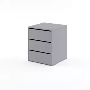 Buy Idea ID-13 Universal Storage Cabinet for Wardrobe Grey Matt, Colour: Grey Matt, Item Width: 50 from Furnituretta
