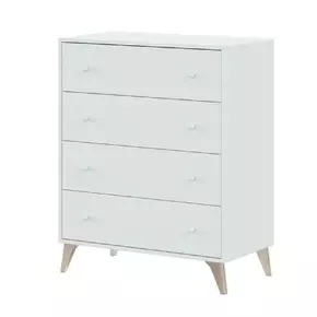Buy Malvern Artic White 4 Drawer Chest, 2 from Furnituretta