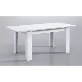 Buy Totnes White Extending Dining Table, 3 from Furnituretta