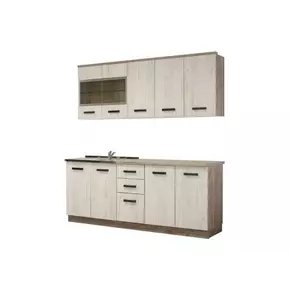 Buy Grantham White Oak Effect Kitchen Units, 2 from Furnituretta