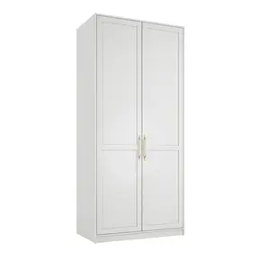 Buy Austen White 2 Door Wardrobe, 3 from Furnituretta