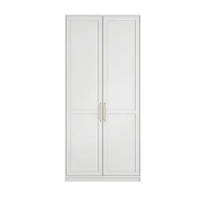 Buy Austen White 2 Door Wardrobe, 2 from Furnituretta