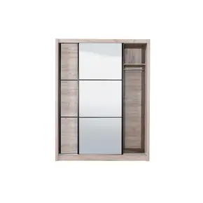 Buy Vale Sliding Door Wardrobe Oak Effect, 2 from Furnituretta