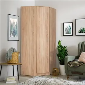 Buy Melrose Corner Wardrobe Sonoma Oak Effect, 4 from Furnituretta