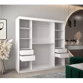 Buy Tokyo I Sliding Door Wardrobe 200cm, Colour: Oak Artisan, Item Width: 200, 5 from Furnituretta