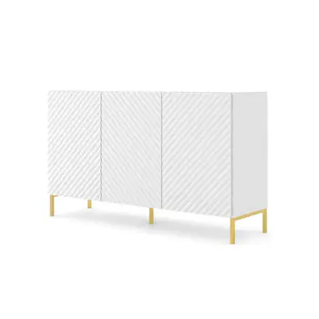 Buy Surf Sideboard Cabinet White 150cm, Colour: White, Item Width: 150, 4 from Furnituretta