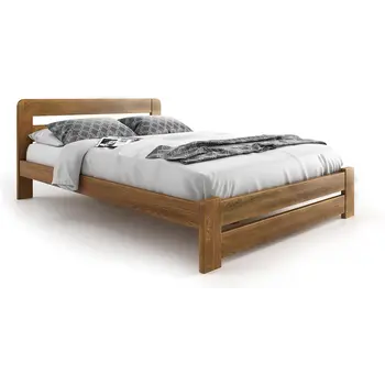 Buy Aurora (F1) Handmade Wooden Bed Frame – Super King Solid Pine in Oak, Colour: Oak, Bed Size: Super King (6ft), 6 from Furnituretta