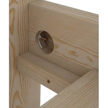 Buy Aurora (F1) Handmade Wooden Bed Frame – Super King Solid Pine in Oak, Colour: Oak, Bed Size: Super King (6ft), 13 from Furnituretta