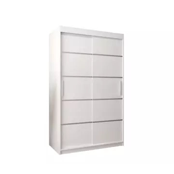 Buy Verona 01 Sliding Door Wardrobe 120cm, Colour: White, Item Width: 120 from Furnituretta