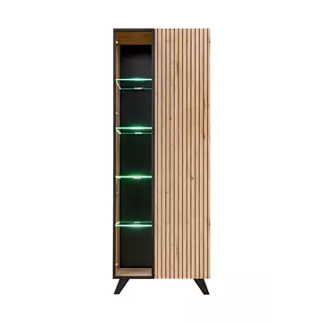 Buy Liam Tall Display Cabinet 70cm from Furnituretta