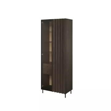 Buy Piemonte PE-02 Tall Display Cabinet 73cm from Furnituretta