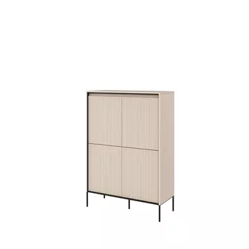 Buy Trend TR-03 Highboard Cabinet 98cm, Colour: Beige, Width: 98 from Furnituretta