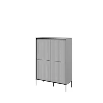 Buy Trend TR-03 Highboard Cabinet 98cm, Colour: Grey Matt, Width: 98 from Furnituretta