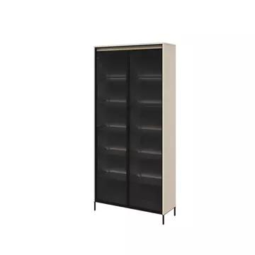 Buy Trend TR-07 Tall Display Cabinet 92cm, Colour: Beige, Width: 34 from Furnituretta