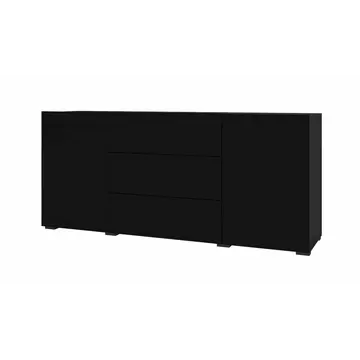 Buy Ava 26 Sideboard Cabinet 140cm, Colour: Black Matt, Width: 140 from Furnituretta