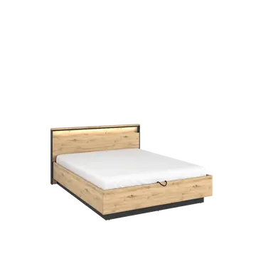 Buy Quant QS-02 Ottoman Bed, Colour: Oak Artisan, Size: 160 x 200cm from Furnituretta