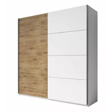 Buy Galaxy Sliding Door Wardrobe, Colour: White Matt, Item Width: 200 from Furnituretta