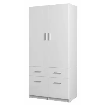 Buy Snow 03 Hinged Door Wardrobe 92cm from Furnituretta