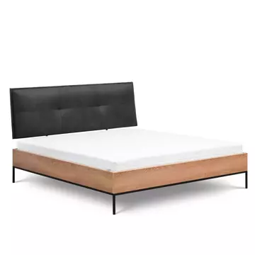 Buy Loft Caramel Bed Frame, Colour: Oak Caramel, Size: 140 x 200cm from Furnituretta