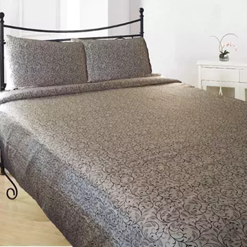 Buy Sateen Duvet Cover Set 100% Cotton Cream Color, Colour: Cream, Size: Double from Furnituretta