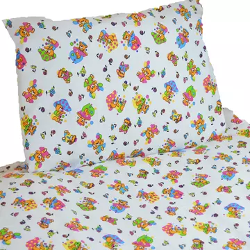 Buy Flannelette Toddler Bed Linen Duvet Cover Set 100% Cotton from Furnituretta