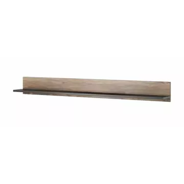 Buy Larona 02 Wall Shelf 185cm, Colour: Oak Satin, Width: 185 from Furnituretta