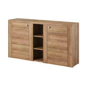 Buy Larona 26 Sideboard Cabinet, Colour: Oak Riviera, Width: 155 from Furnituretta