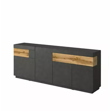 Buy Silke 25 Sideboard Cabinet, Colour: Matera / Wotan Oak, Width: 219 from Furnituretta