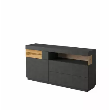 Buy Silke 47 Sideboard Cabinet, Colour: Matera / Wotan Oak, Width: 150 from Furnituretta