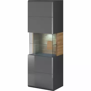 Buy Toledo 07 Wall Hung Cabinet, Colour: Grey Gloss, Width: 53 from Furnituretta