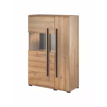 Buy Tulsa 42 Display Sideboard Cabinet, Colour: Oak Grandson, Width: 90 from Furnituretta