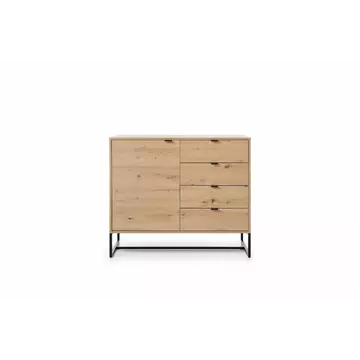 Buy Amber Sideboard Cabinet Oak Artisan 103cm from Furnituretta