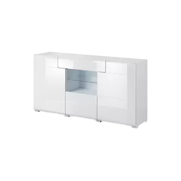 Buy Toledo 26 Sideboard Cabinet, Colour: White Gloss, Width: 159 from Furnituretta