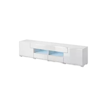 Buy Toledo 40 TV Cabinet 208cm, Colour: White, Item Width: 208 from Furnituretta