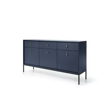Buy Mono Large Sideboard Cabinet, Colour: Navy, Width: 154 from Furnituretta