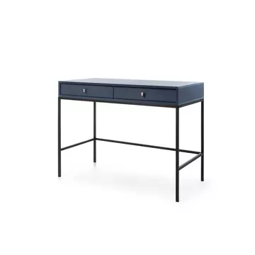 Buy Mono Computer Desk, Colour: Navy, Width: 104 from Furnituretta