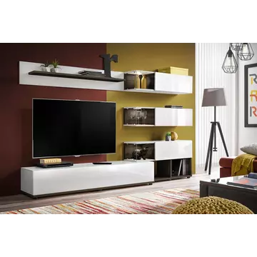 Buy Silk in White Gloss Entertainment Unit from Furnituretta