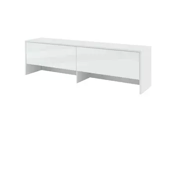 Buy BC-09 Over Bed Unit for Horizontal Wall Bed Concept 140cm, Colour: White Gloss, Item Width: 211 from Furnituretta