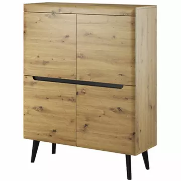Buy Nordi 2 Door Sideboard Cabinet, Colour: Oak Artisan, Item Width: 107 from Furnituretta