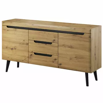 Buy Nordi Large Sideboard Cabinet, Colour: Oak Artisan, Width: 160 from Furnituretta