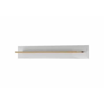Buy Nordi Wall Shelf, Colour: White Gloss, Width: 107 from Furnituretta