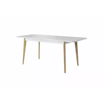 Buy Nordi Dining Table, Colour: White, Width: 140 from Furnituretta