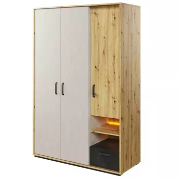 Buy Qubic 02 Wardrobe with LED from Furnituretta