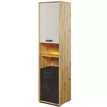 Buy Qubic 04 Tall Storage Cabinet with LED from Furnituretta