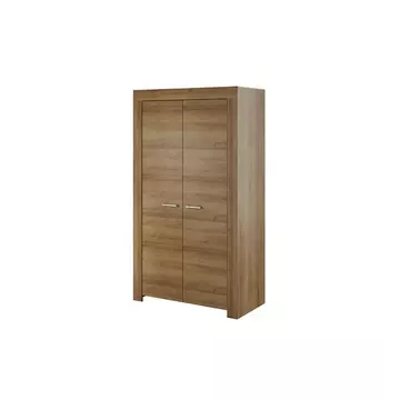 Buy Sky 2 Door Wardrobe, Colour: Oak Riviera, Width: 110 from Furnituretta