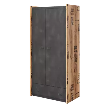 Buy Fargo 02 Hinged Door Wardrobe 90cm from Furnituretta