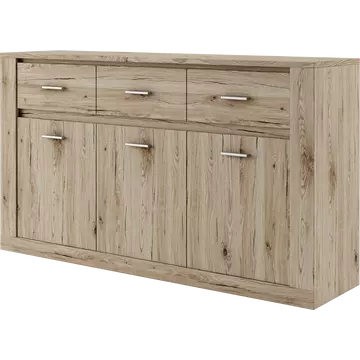 Buy Idea ID-09 Large Sideboard Cabinet, Colour: Oak San Remo, Width: 160 from Furnituretta